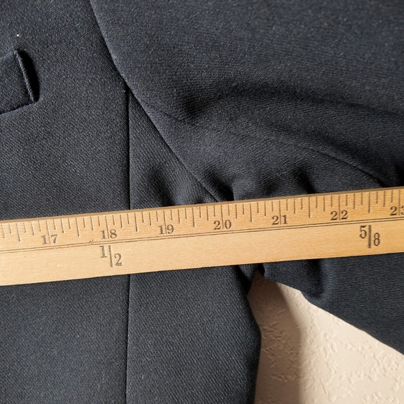 Abercrombie Fitch Dark Navy Single Button Blazer Jacket Womens Size Medium M - Picture 5 of 7